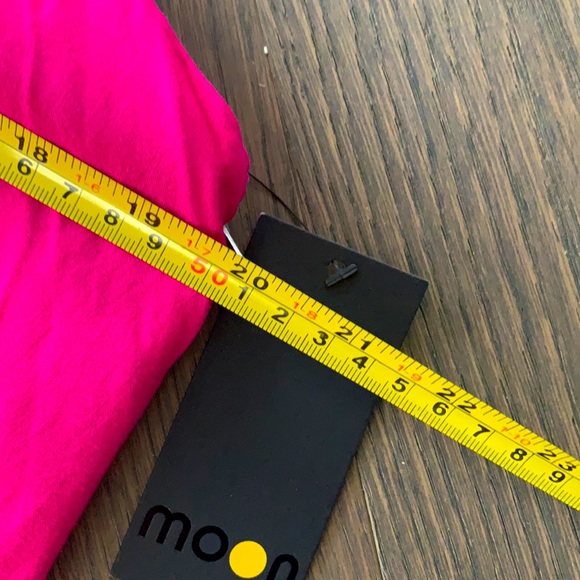 NWT Moon Apparel T-Back dress, raspberry - Picture 10 of 12